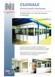 Cloisons profil aluminium - page 1