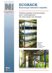 Rayonnages tubulaires réglables Ecorack (1/4)