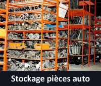 Stockage pièces auto