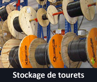 Stockage de tourets