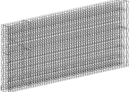 Calcul d'une structure 3D